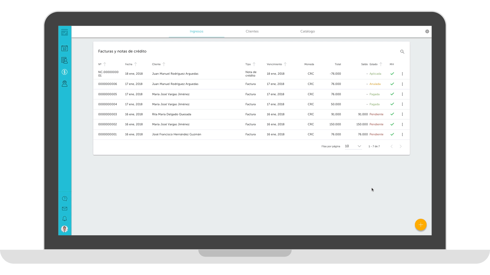 Módulo de Facturación electrónica para Costa Rica
