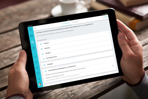 Oculta secciones de tu expediente