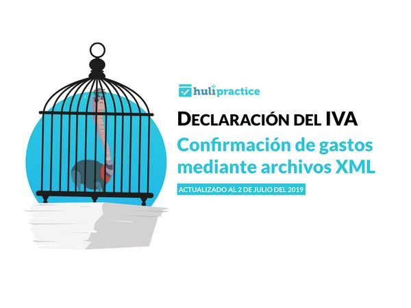 Folleto: Confirmación de gastos mediante XML para el IVA