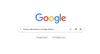 Google homepage with "privacy alternatives to Google Search" in the search fiel