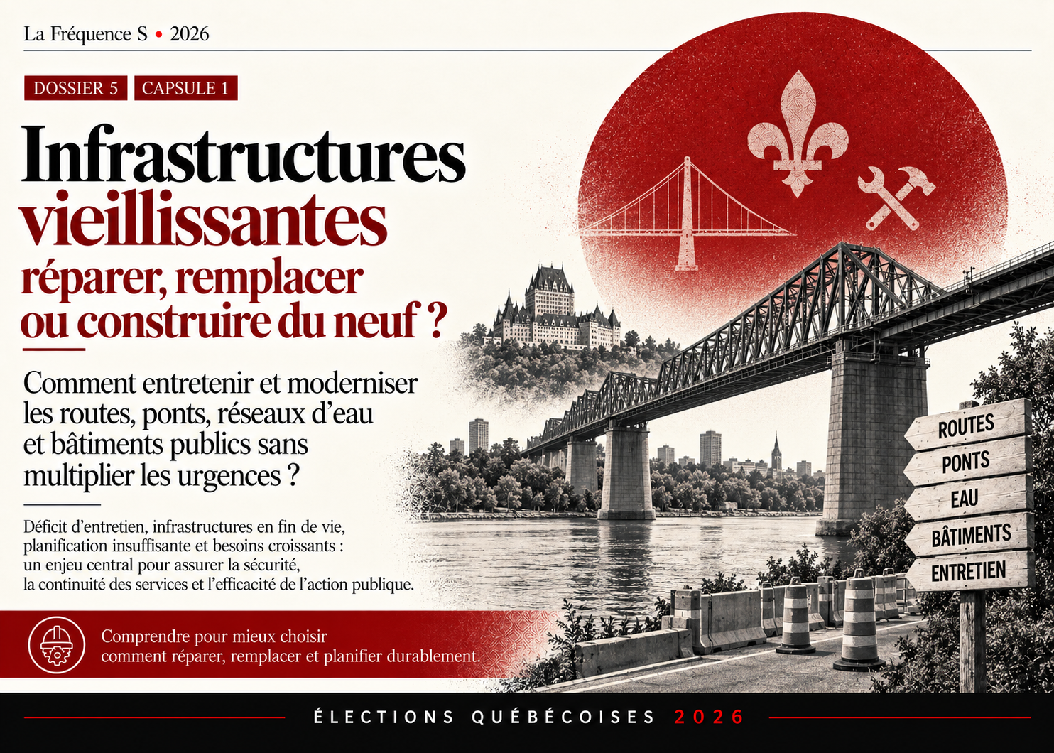 Capsule 1 : Nos infrastructures vieillissent : pourquoi attend-on avant de planifier leur remplacement?