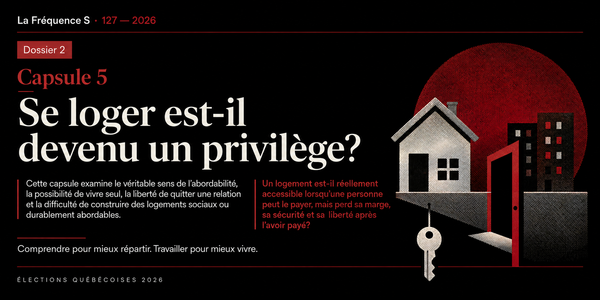 Capsule 5 : Se loger est-il devenu un privilège?