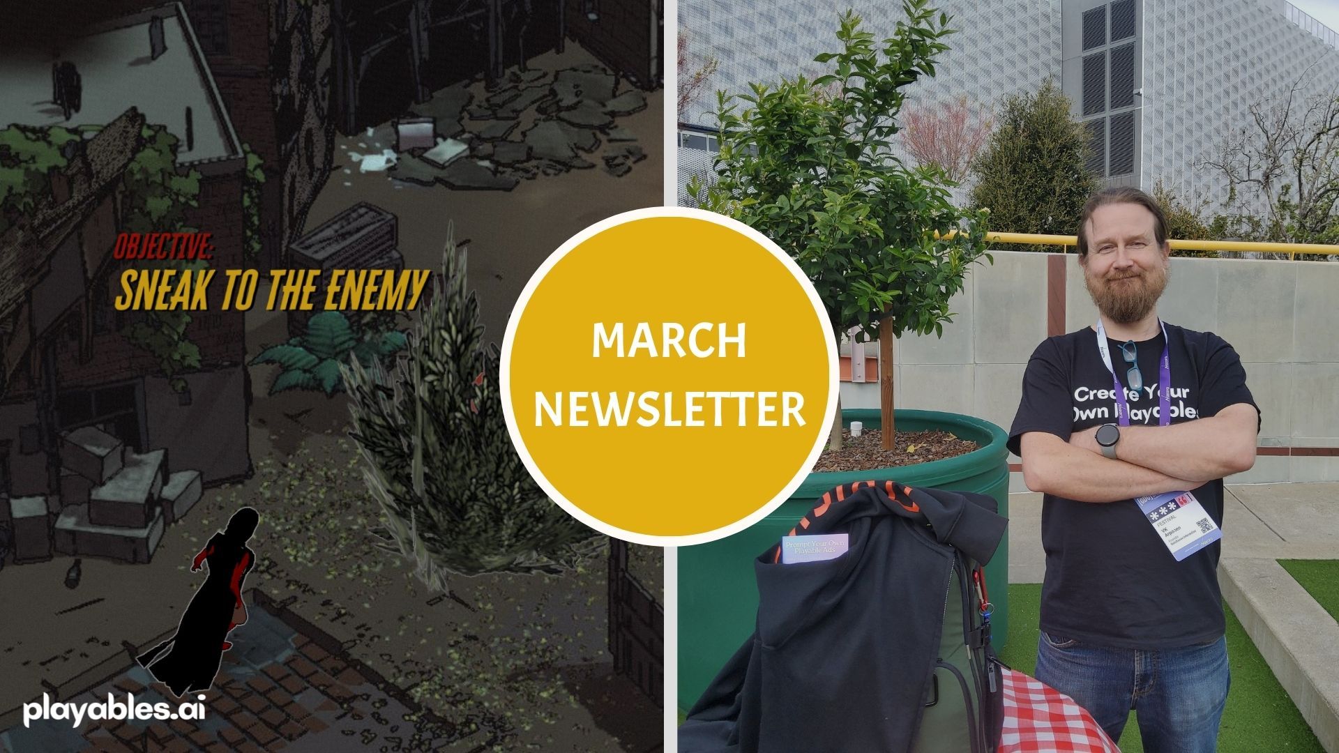 March Newsletter: Funding Secured. Awards Won. Playables.ai Creating lines at GDC.
