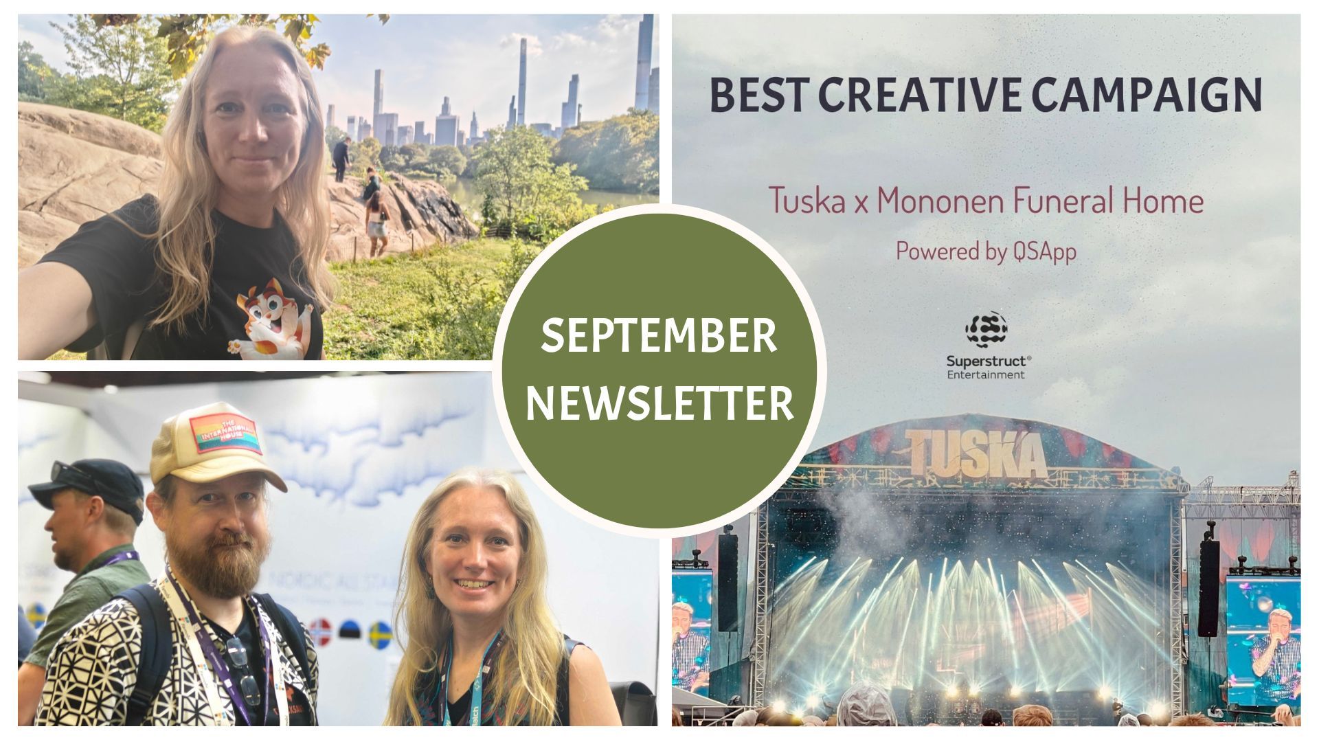 September Newsletter: QSApp Wins Best Creative Campaign Award!