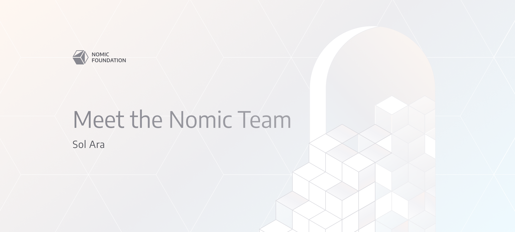 Meet the Nomic Team  — Sol Ara, Senior Technical Recruiter