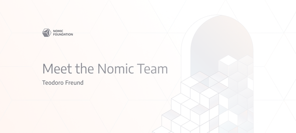 Meet the Nomic Team  — Teodoro Freund