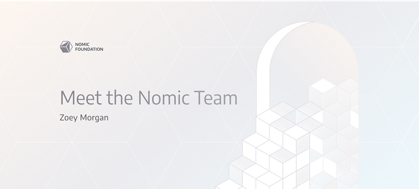 Meet the Nomic Team — Zoey Morgan, Software Engineer on Ignition