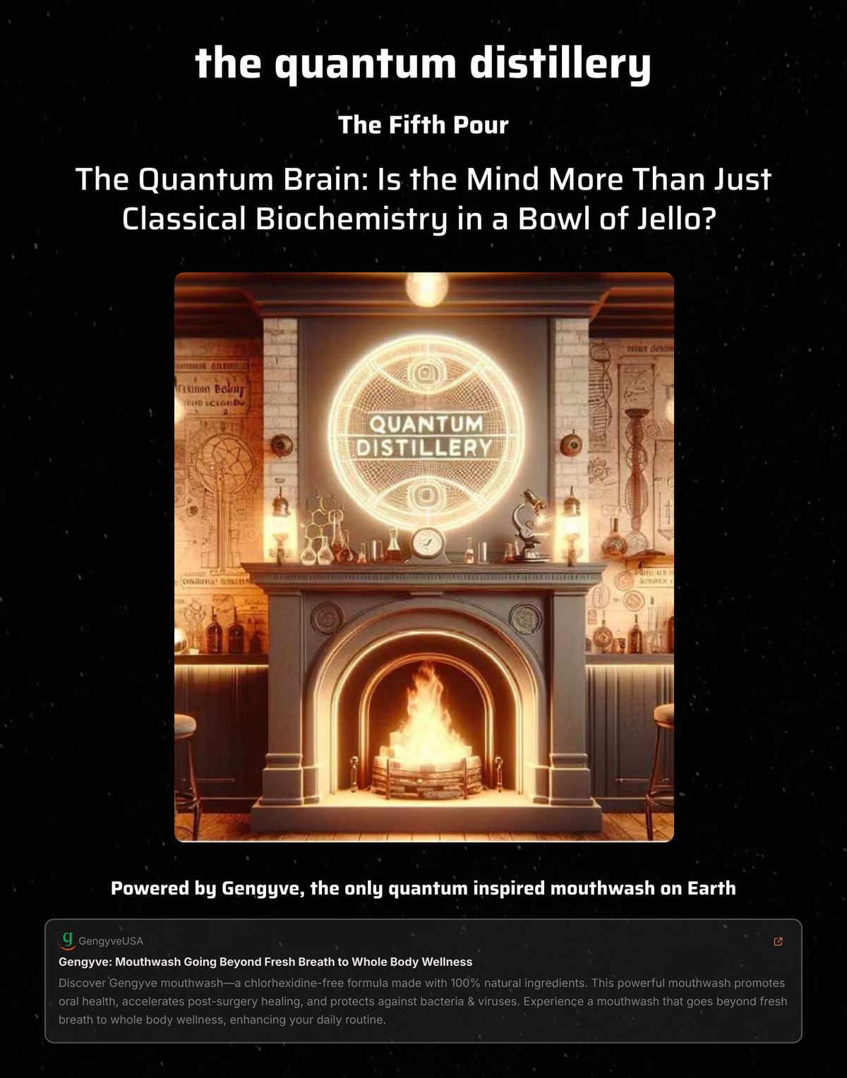 The Quantum Distillery - The Fifth Pour