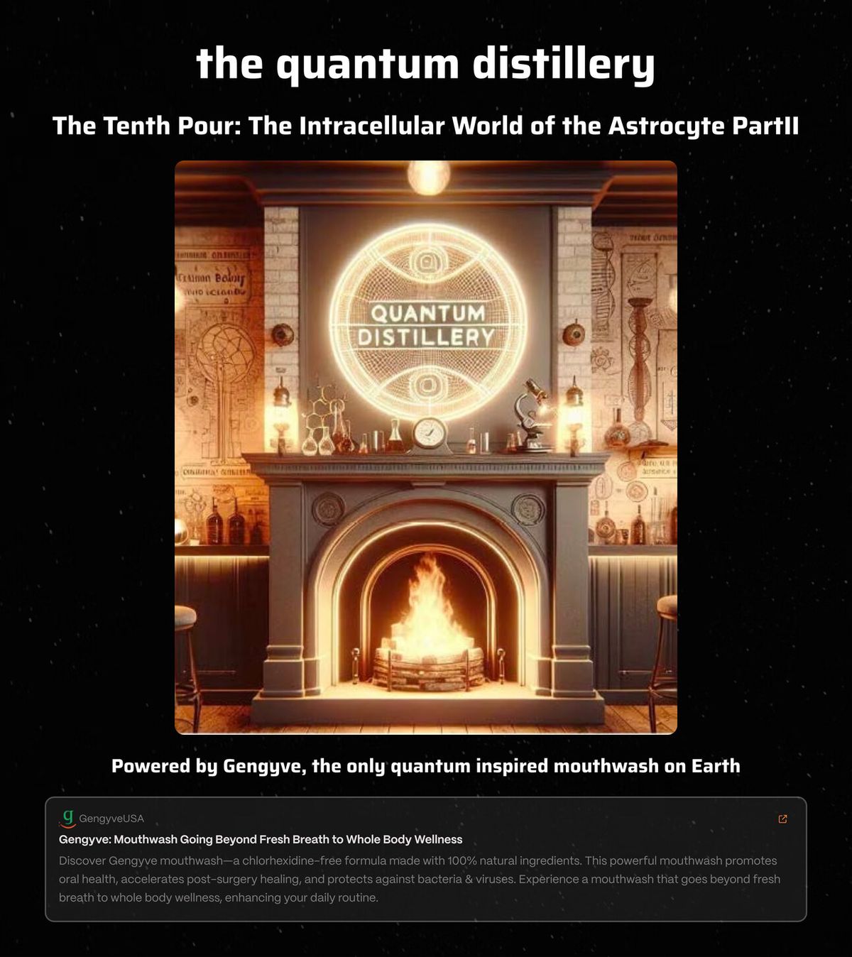 The Quantum Distillery - Tenth Pour