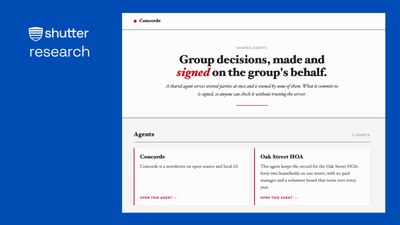 Concorde: A Framework for Shared Agents