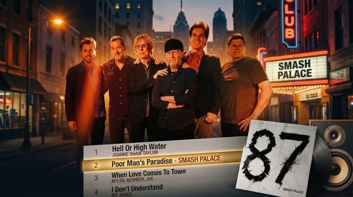 Smash Palace's "Poor Man's Paradise" Climbs to #63 on National Triple A Radio Charts