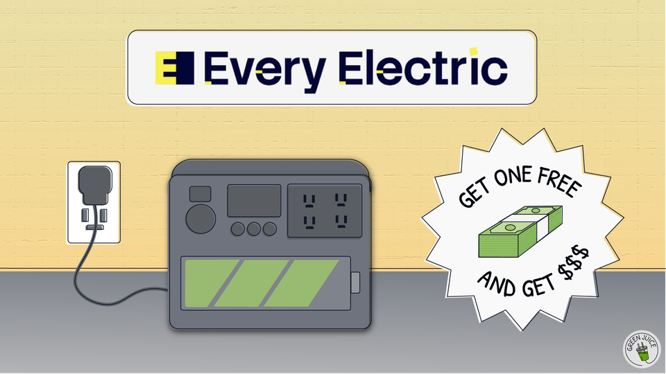 Every Electric will pay you to use a battery
