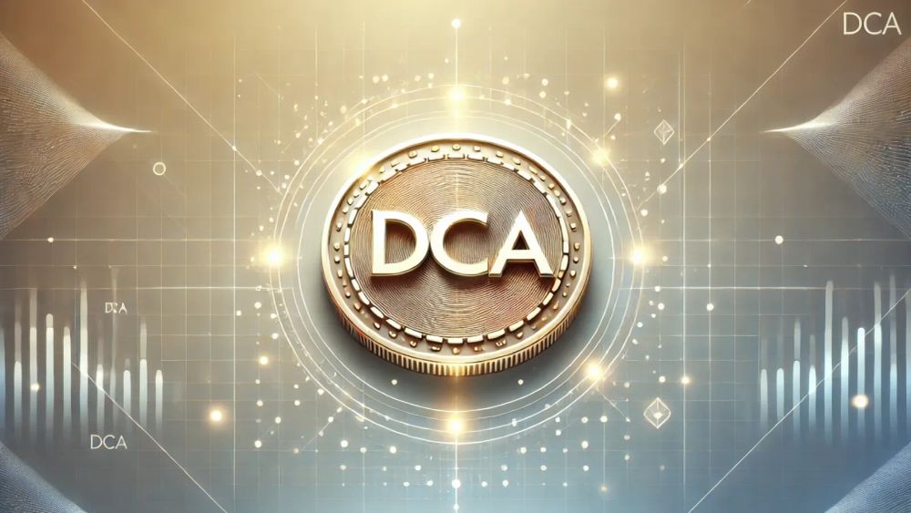 Illustration d'une pièce d'or avec l'inscription 'DCA', symbolisant l'investissement progressif dans les cryptomonnaies.