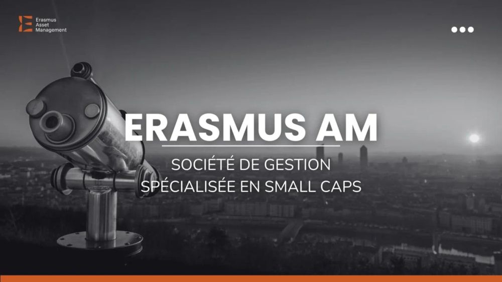 Image de présentation d'Erasmus AM, société de gestion spécialisée en Small Caps, avec une vue panoramique en arrière-plan.