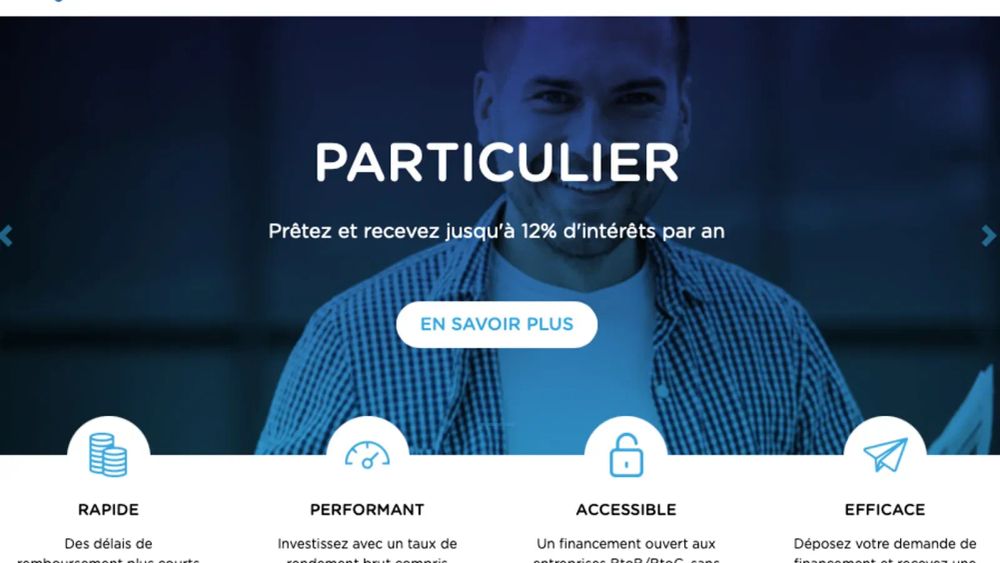 Bienprêter : Plateforme de prêt aux particuliers avec des taux d'intérêt attractifs.