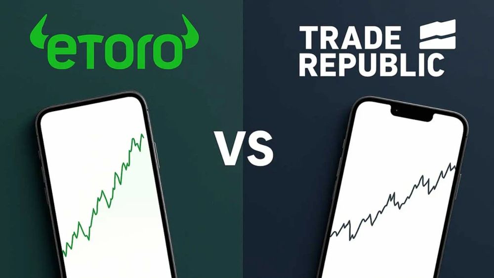 Comparaison entre eToro et Trade Republic, deux plateformes de trading en ligne.