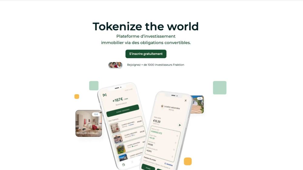 Plateforme d'investissement immobilier via des obligations convertibles.