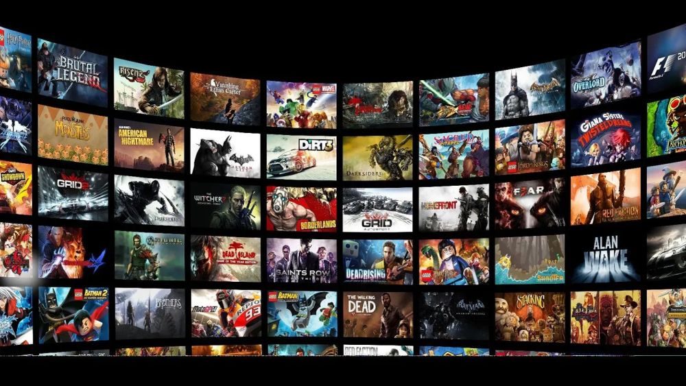 Image de plusieurs jaquettes de jeux vidéo, illustrant la diversité des titres disponibles dans le modèle Game-as-a-Service.