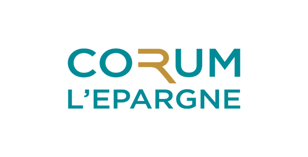 Logo de Corum L'Épargne, société de gestion de SCPI, assurance vie et PER