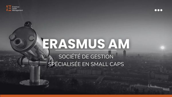 Image de présentation d'Erasmus AM, société de gestion spécialisée en Small Caps, avec une vue panoramique en arrière-plan.