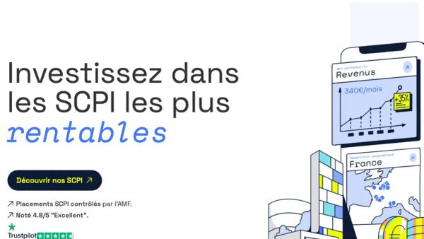 Investissez dans les SCPI les plus rentables avec Louve Invest.