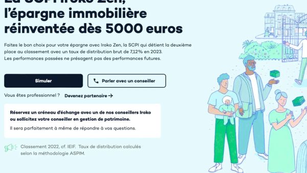 SCPI Iroko Zen : l'épargne immobilière réinventée dès 5000 euros.