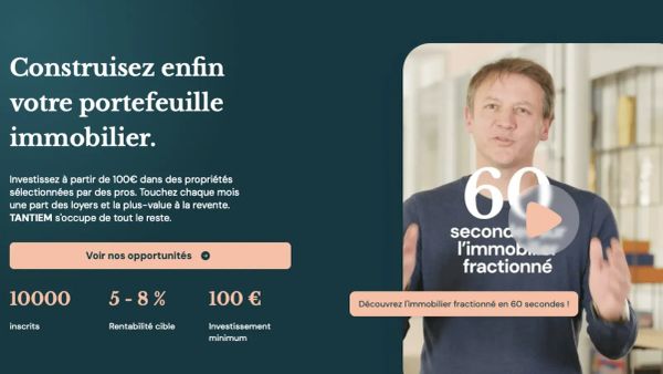 TANTIEM : Construisez enfin votre portefeuille immobilier.