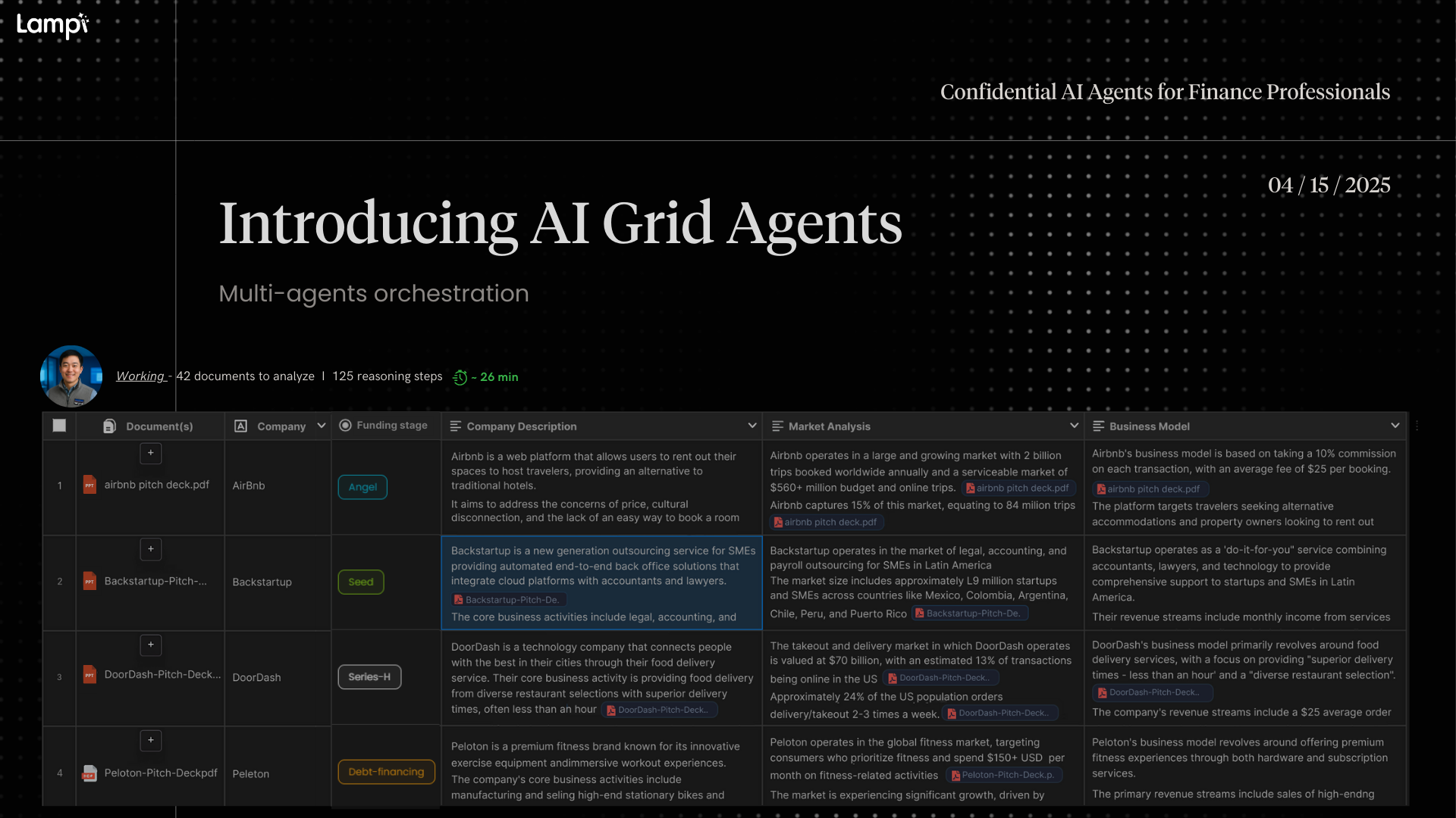 Introducing AI Grid Agents: our Advanced Multi-Agents Spreadsheet