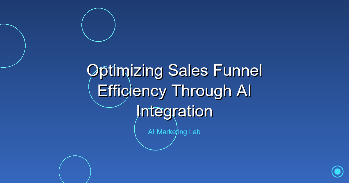 Boost Your Sales Funnel Efficiency With AI Integration Today