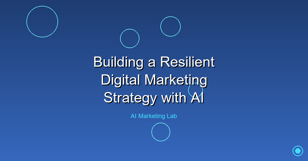 How to Build a Resilient Digital Marketing Strategy Using AI