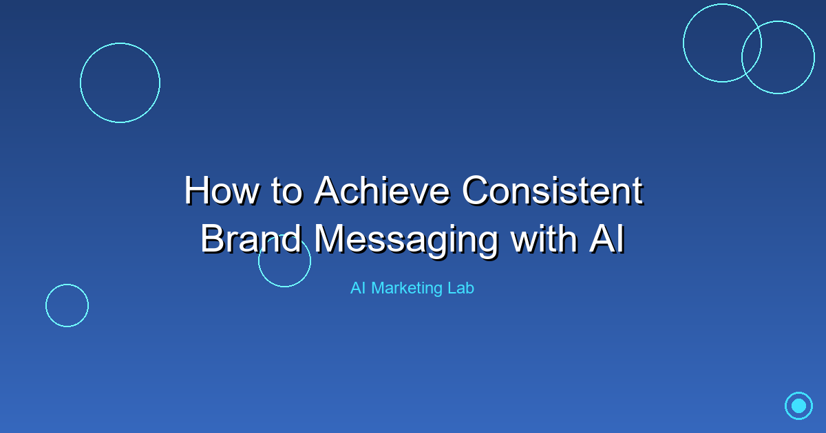 Master Consistent Brand Messaging Using AI Tools