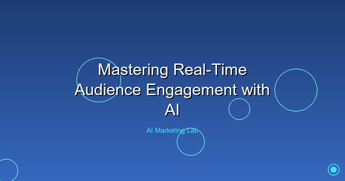 Master the Art of Real-Time Audience Engagement Using AI