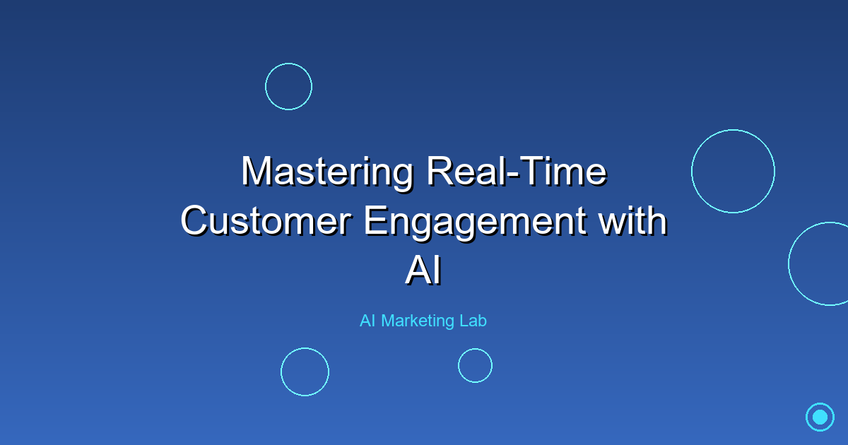 Master the Art of Real-Time Customer Engagement Using AI