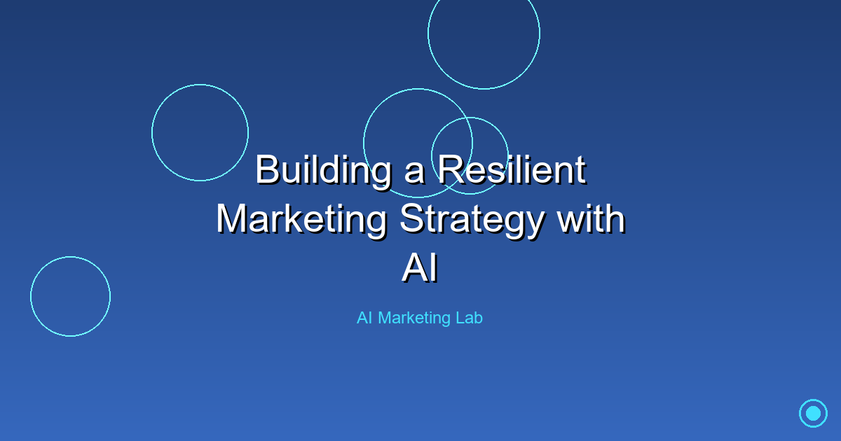 Unlock the Power of AI to Build a Resilient Marketing Strategy