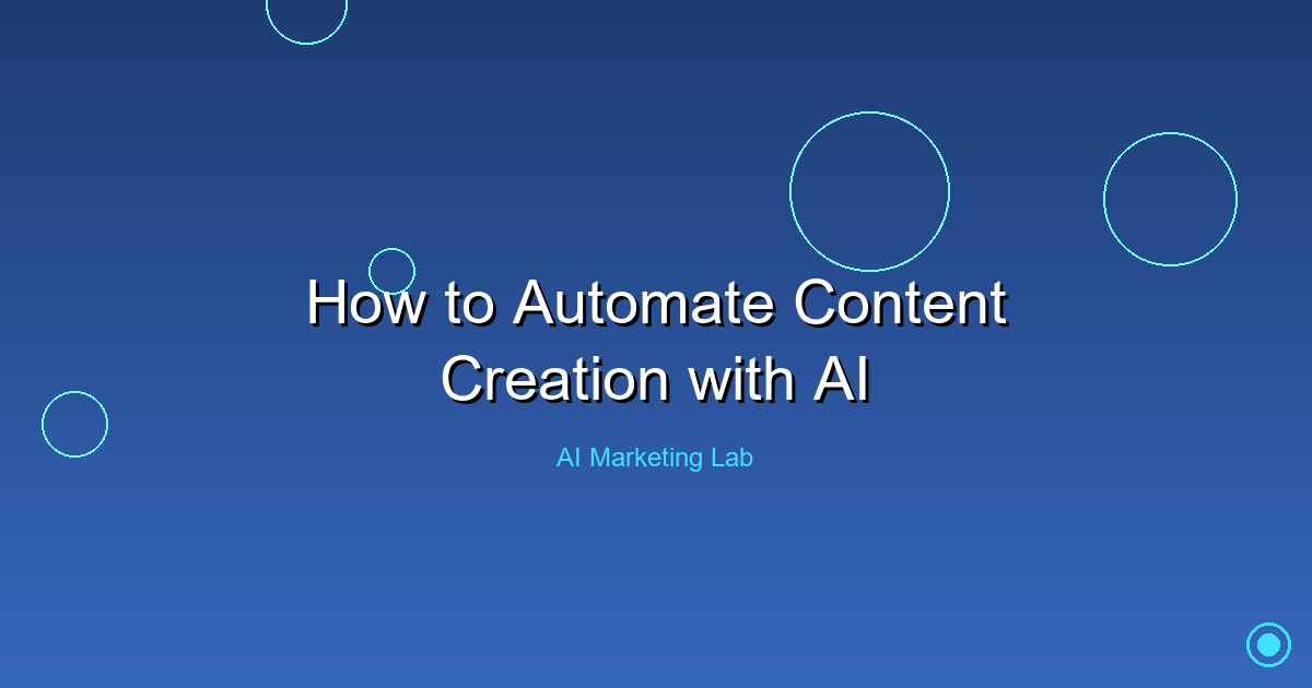 Unlock the Secrets to Automating Content Creation with AI