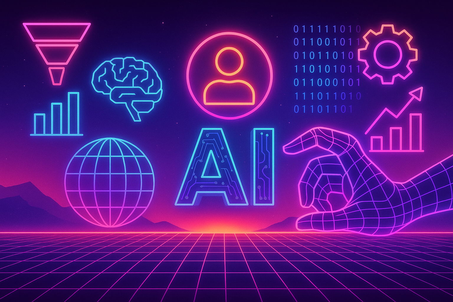 Professional illustration representing Discover Five Proven AI Strategies to Boost Customer Retention featuring elements r...