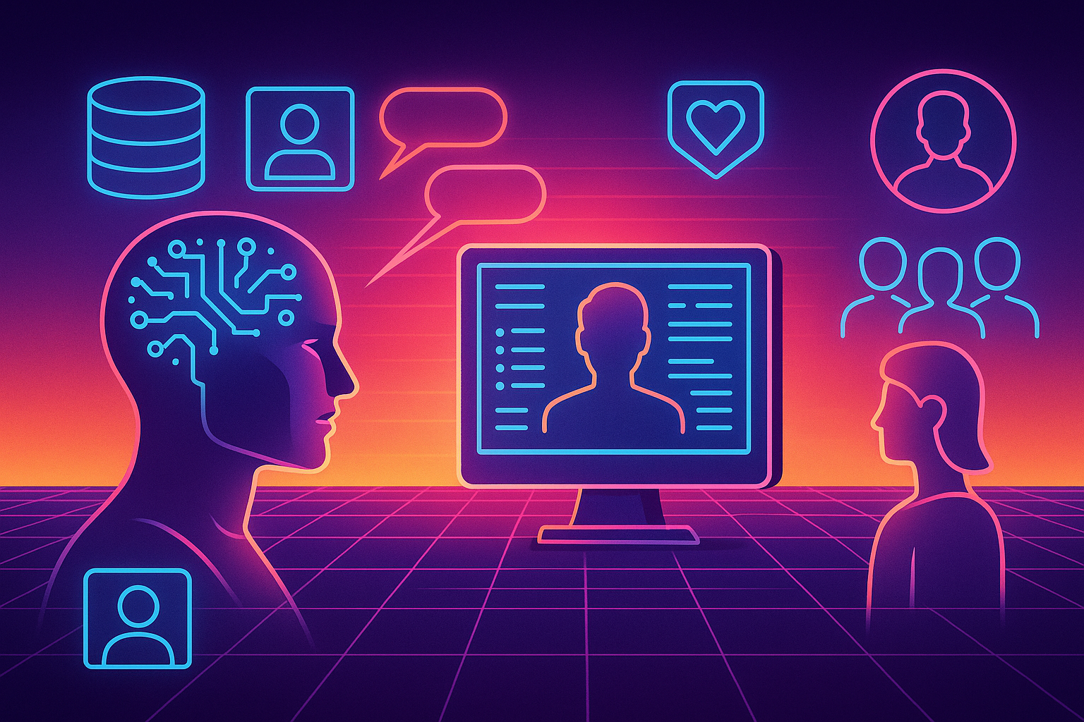 Professional illustration representing How to Tailor AI Communication Strategies for Personalized Impact featuring element...