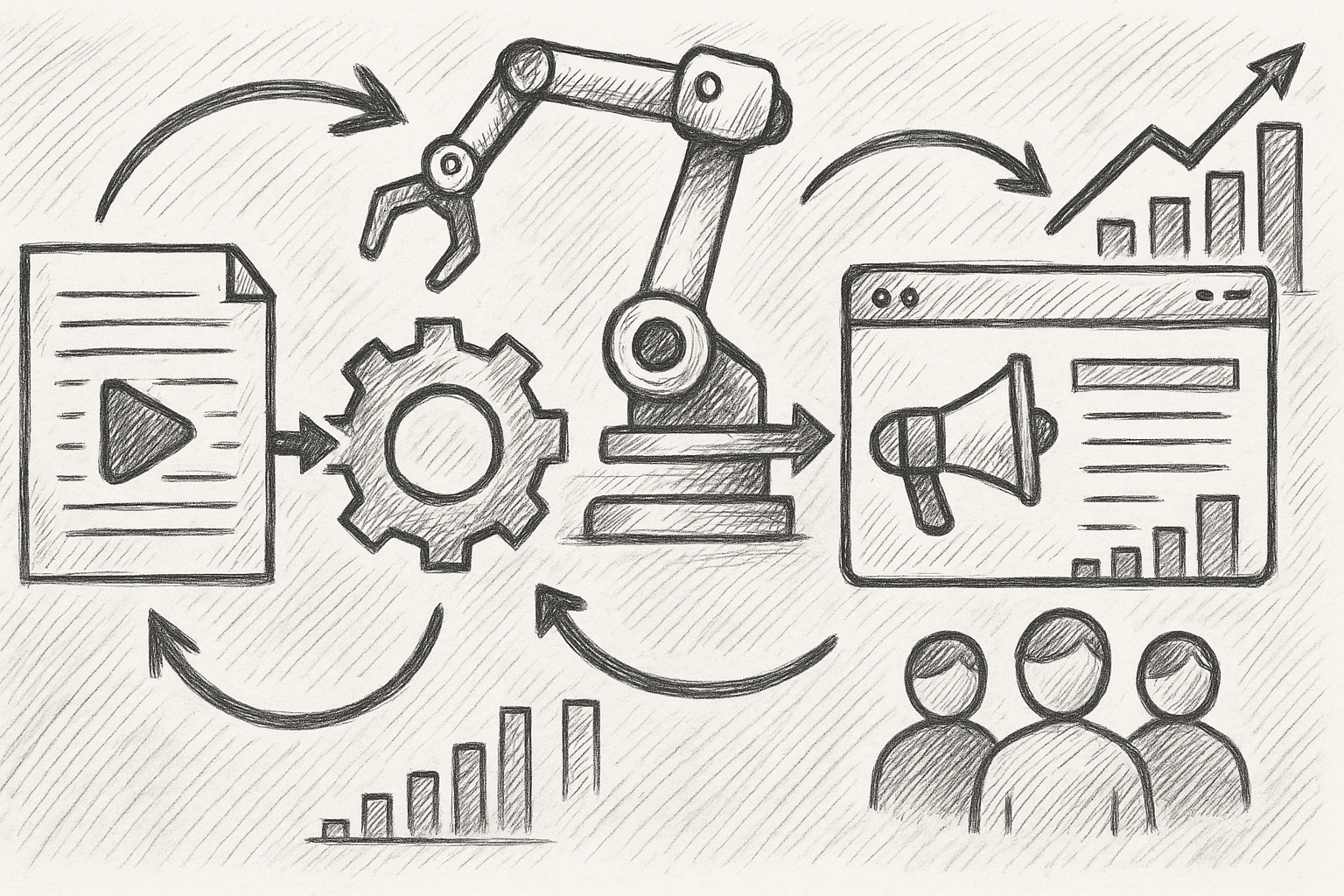 Professional illustration representing Best Practices for B2B Marketing Automation Workflows featuring elements related to...