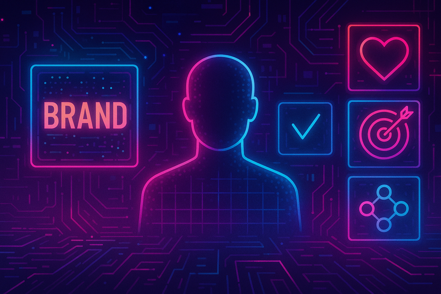 Professional illustration representing How to Build a B2B Brand Identity That Resonates featuring elements related to bran...