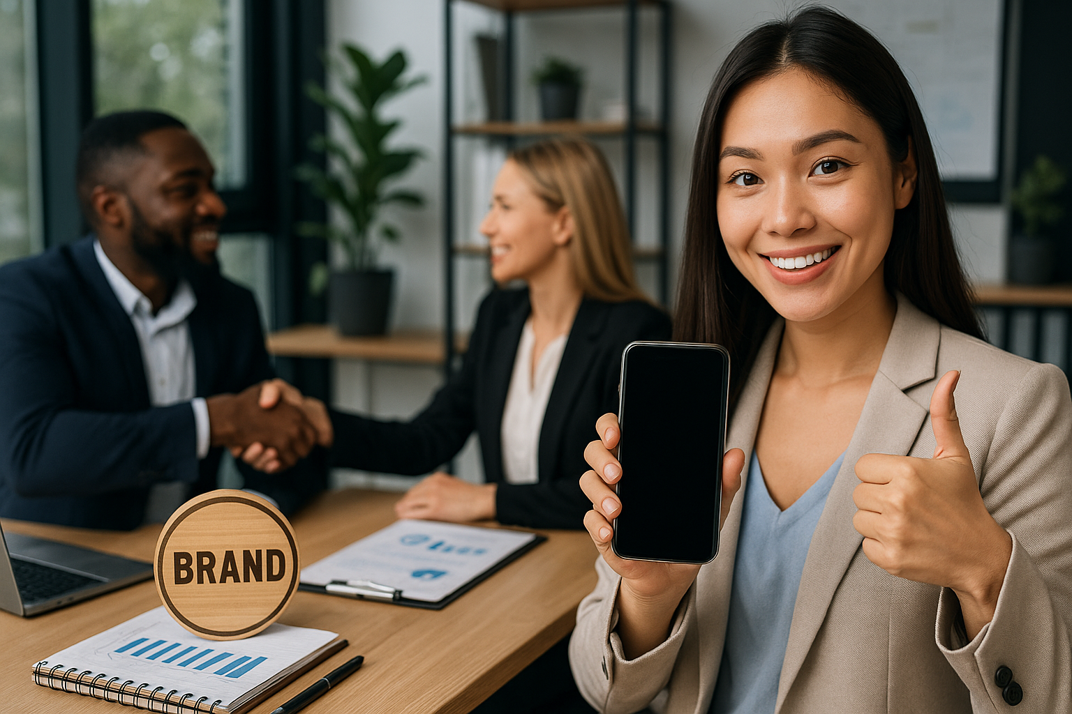 Professional illustration representing Strategies for Effective B2B Influencer Partnerships featuring elements related to ...