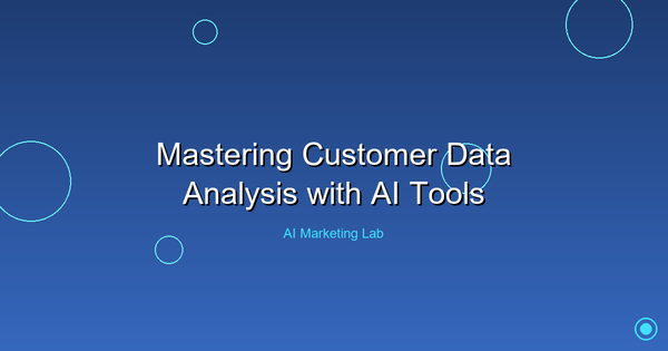 Unlock the Secrets to Mastering Customer Data Analysis with AI Tools
