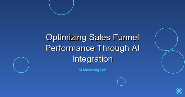 Boost Your Sales Funnel Performance with AI Integration Today