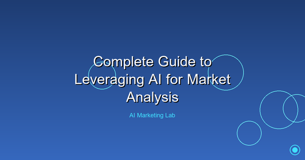 Master the Art of Using AI for Comprehensive Market Analysis