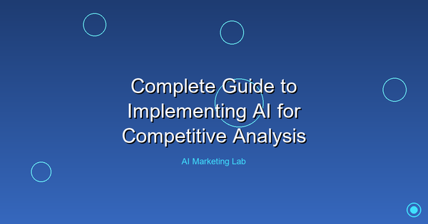 Master the Art of Using AI for Unbeatable Competitive Analysis