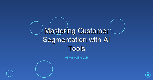 Unlock the Power of AI to Master Customer Segmentation
