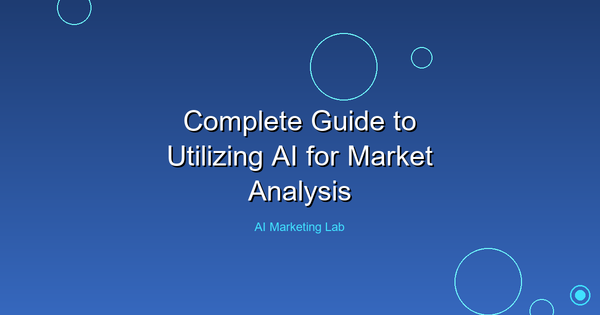 Master the Art of Using AI for Timeless Market Analysis Insights