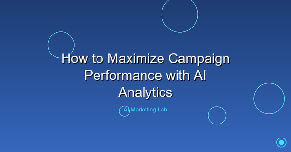 Unlock the Power of AI Analytics to Boost Your Campaign Performance