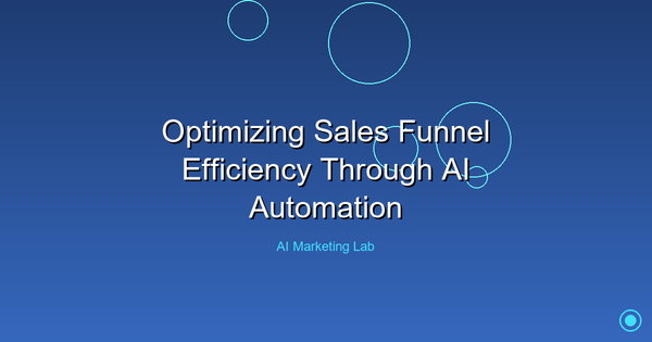 Boost Your Sales Funnel Efficiency With AI Automation Today