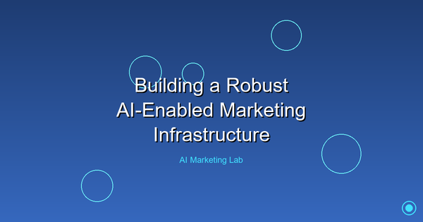 How to Build a Powerful AI-Enabled Marketing Infrastructure