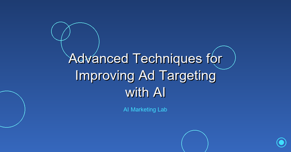 Master Advanced AI Techniques to Enhance Your Ad Targeting Strategy